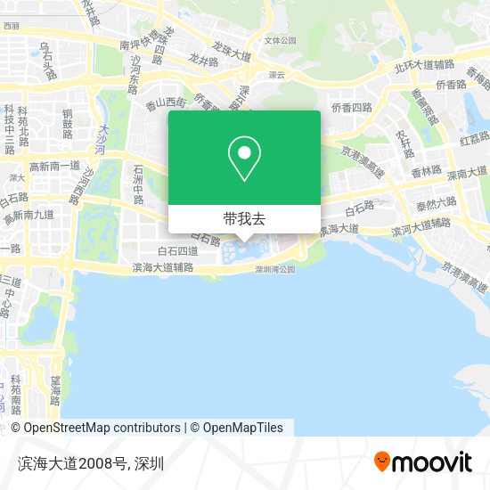 滨海大道2008号地图