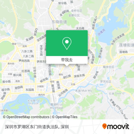 深圳市罗湖区东门街道执法队地图