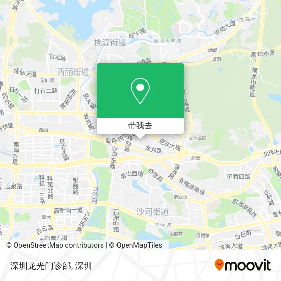深圳龙光门诊部地图
