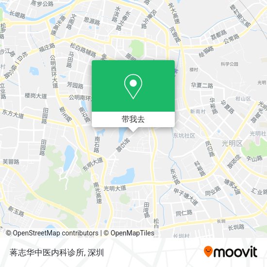 蒋志华中医内科诊所地图