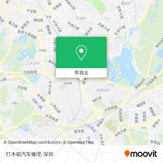 打木箱汽车修理地图