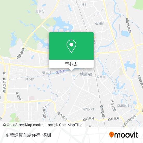 东莞塘厦车站住宿地图