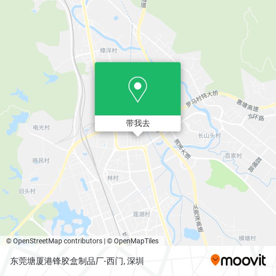 东莞塘厦港锋胶盒制品厂-西门地图