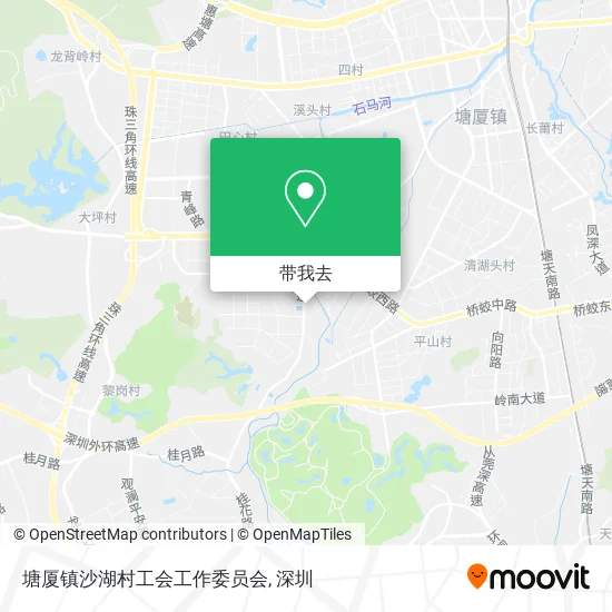 塘厦镇沙湖村工会工作委员会地图