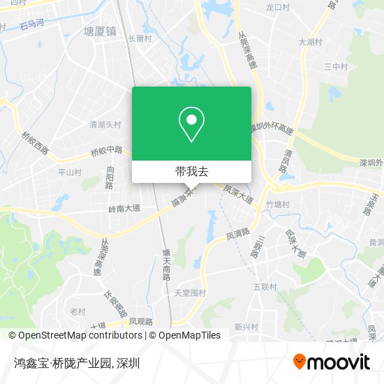 鸿鑫宝·桥陇产业园地图