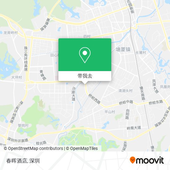 春晖酒店地图