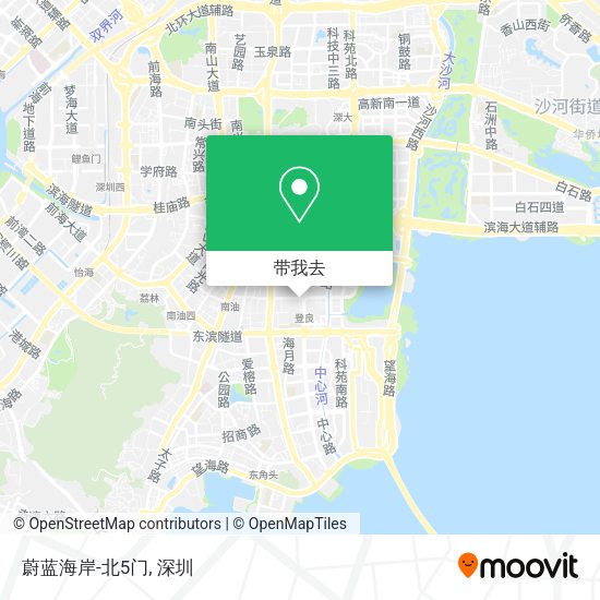 蔚蓝海岸-北5门地图