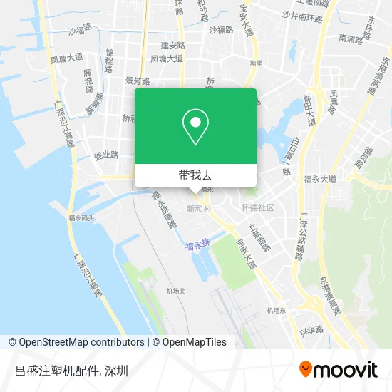 昌盛注塑机配件地图