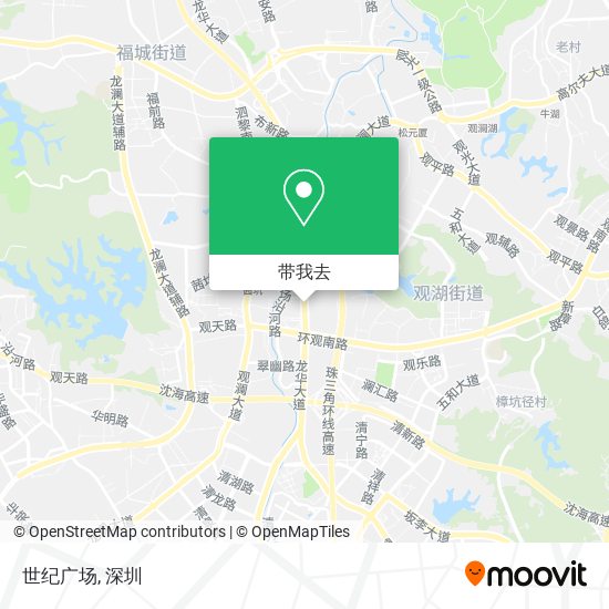 世纪广场地图
