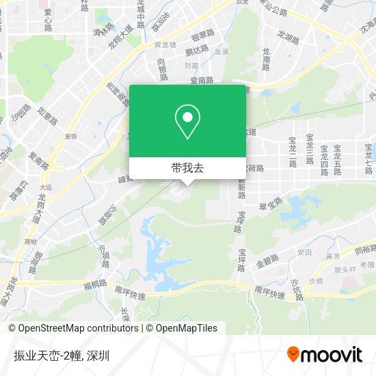 振业天峦-2幢地图