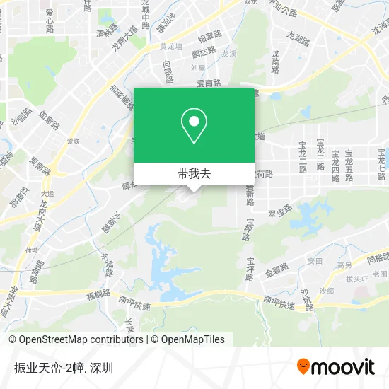 振业天峦-2幢地图