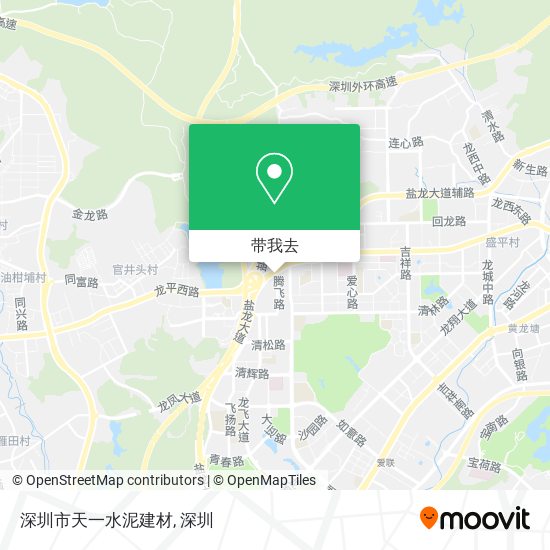 深圳市天一水泥建材地图