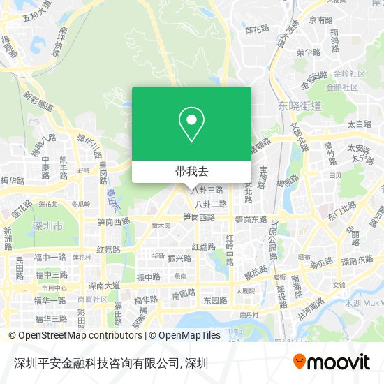 深圳平安金融科技咨询有限公司地图