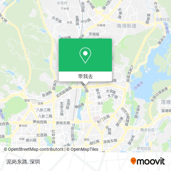 泥岗东路地图