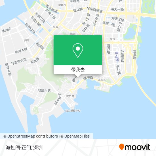 海虹阁-正门地图