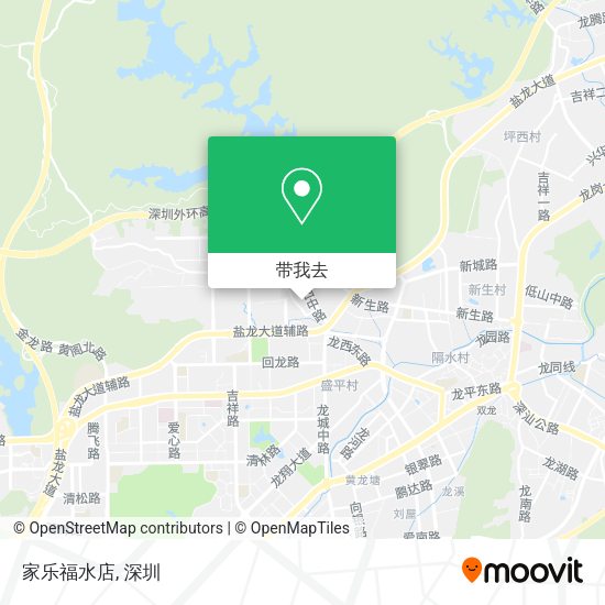 家乐福水店地图