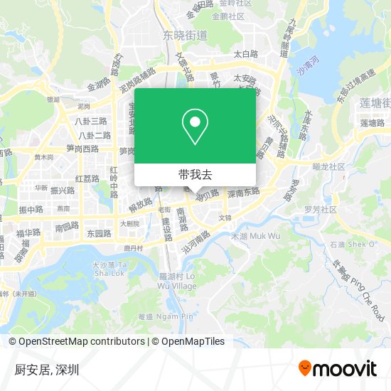 厨安居地图