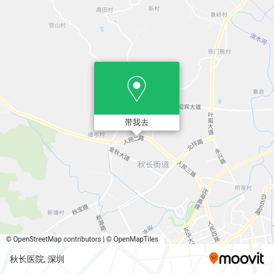 秋长医院地图