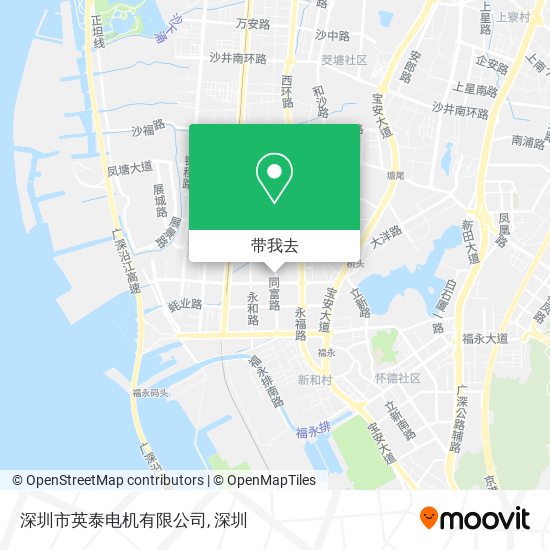 深圳市英泰电机有限公司地图