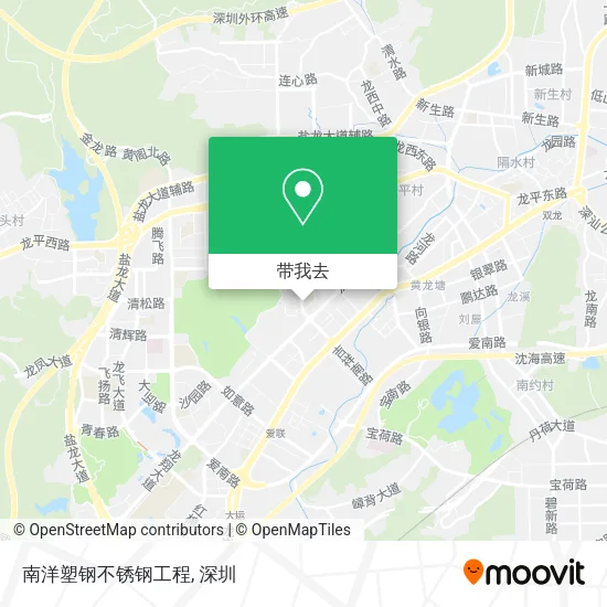南洋塑钢不锈钢工程地图