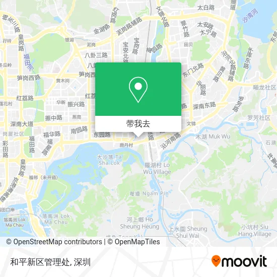 和平新区管理处地图