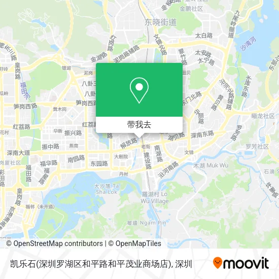 凯乐石(深圳罗湖区和平路和平茂业商场店)地图