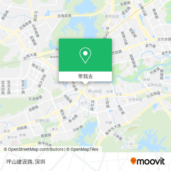坪山建设路地图