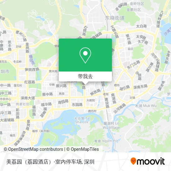 美荔园（荔园酒店）-室内停车场地图
