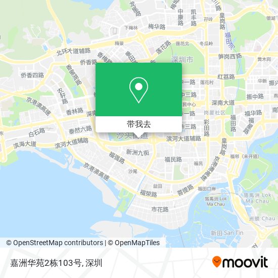 嘉洲华苑2栋103号地图