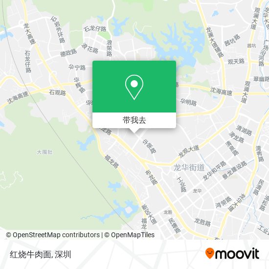 红烧牛肉面地图