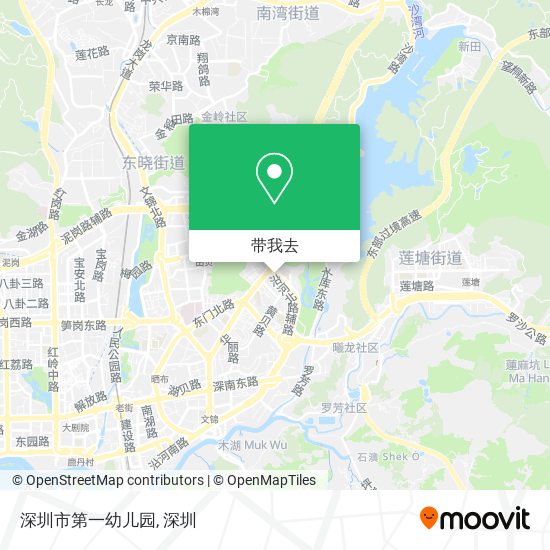 深圳市第一幼儿园地图