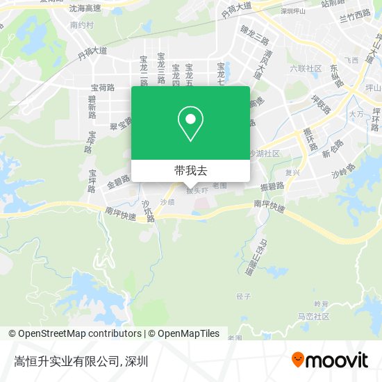 嵩恒升实业有限公司地图