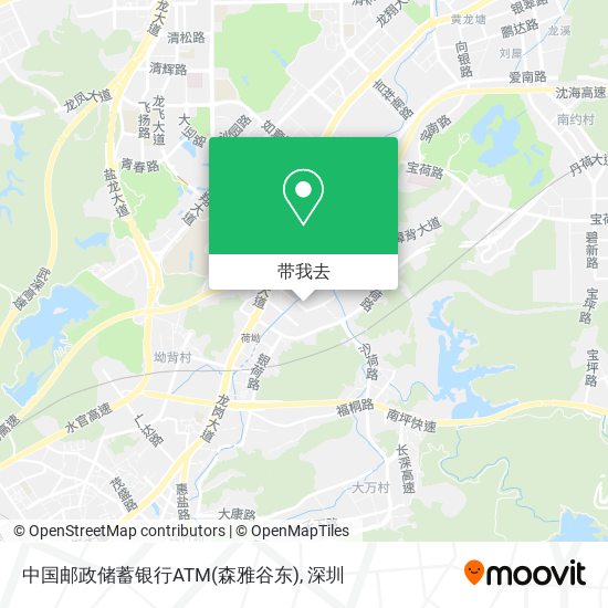 中国邮政储蓄银行ATM(森雅谷东)地图