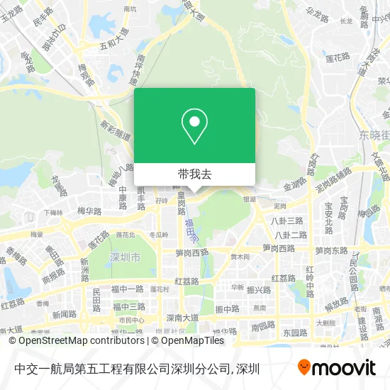 中交一航局第五工程有限公司深圳分公司地图