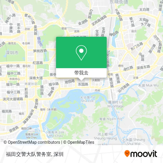福田交警大队警务室地图