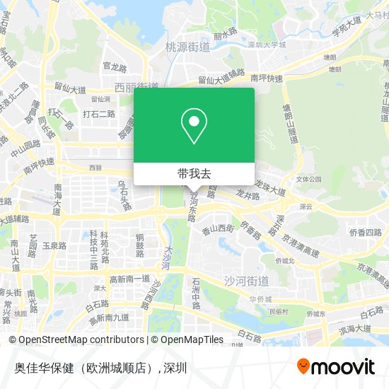 奥佳华保健（欧洲城顺店）地图