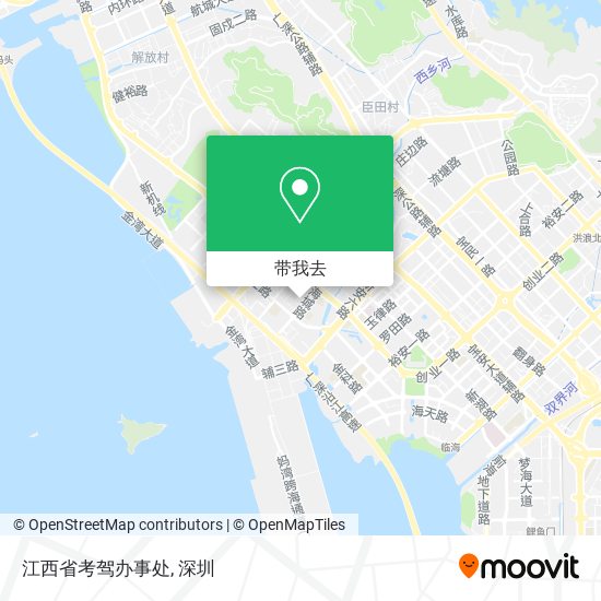 江西省考驾办事处地图