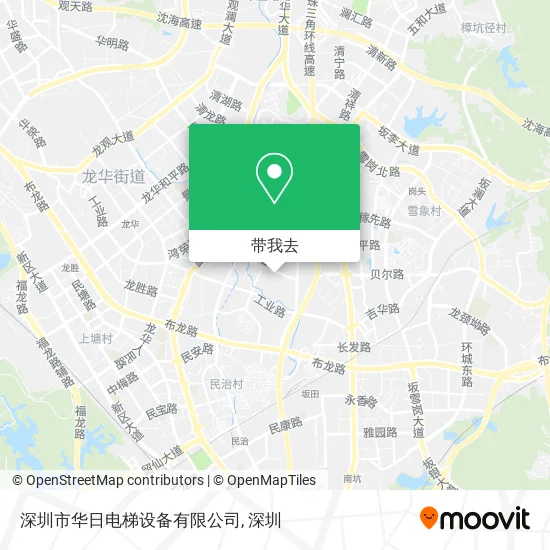 深圳市华日电梯设备有限公司地图