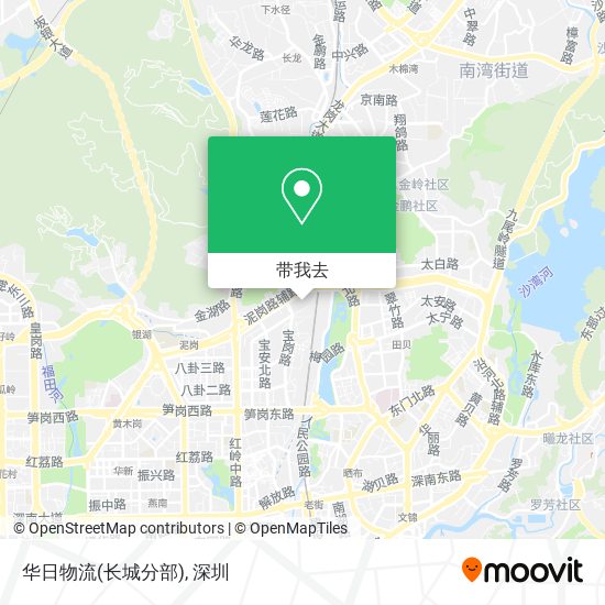 华日物流(长城分部)地图
