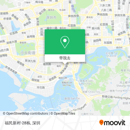 福民新村-28栋地图