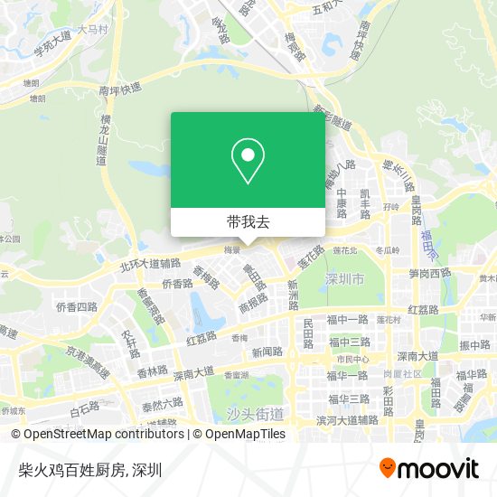 柴火鸡百姓厨房地图