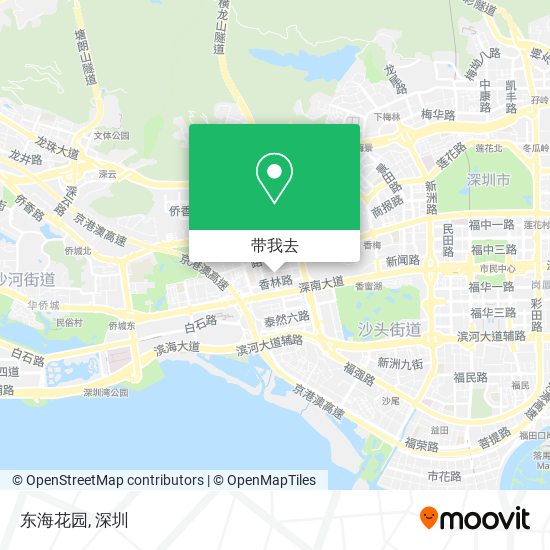 东海花园地图