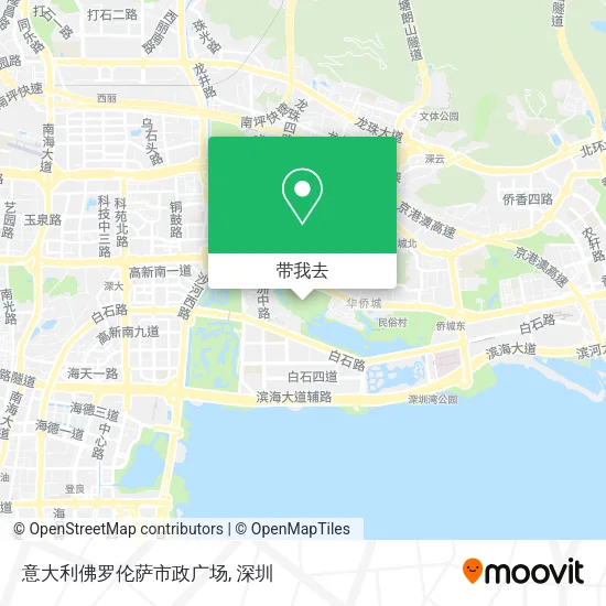 意大利佛罗伦萨市政广场地图
