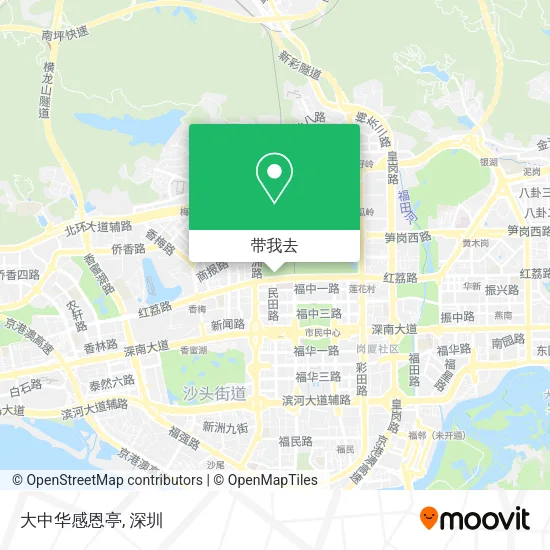 大中华感恩亭地图