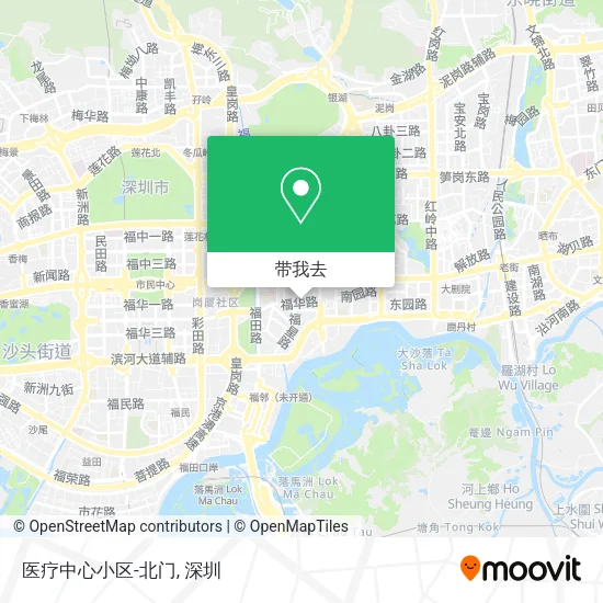 医疗中心小区-北门地图