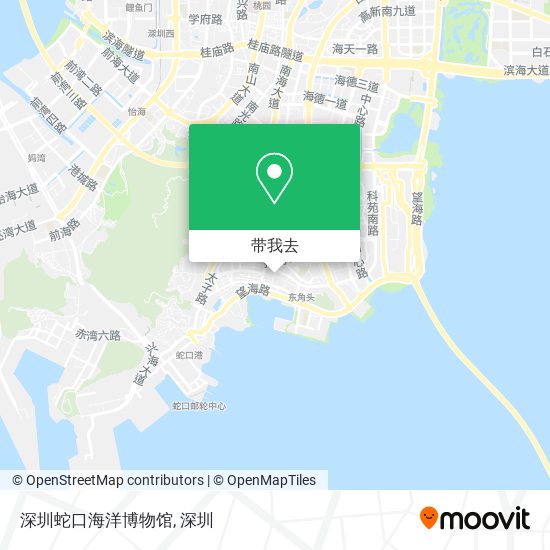 深圳蛇口海洋博物馆地图