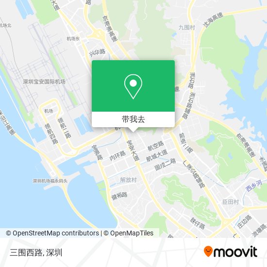 三围西路地图