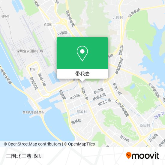 三围北三巷地图