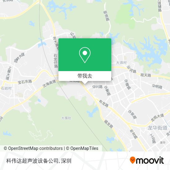 科伟达超声波设备公司地图