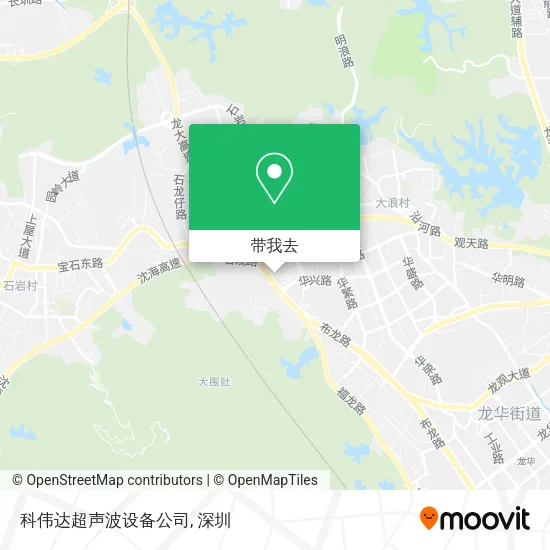科伟达超声波设备公司地图